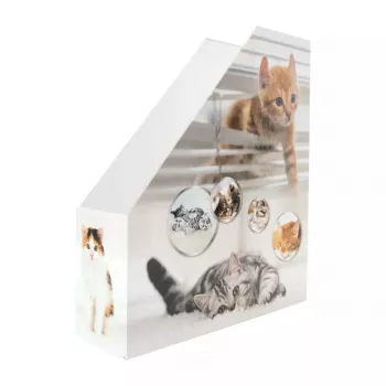 Zeitschriftensammler HERMA Stehsammler Katzen A4 Gelb