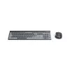 Hama WKM-750 Multi-Device-Tastatur-Maus-Set kabellos, LED, QWERTZ, Schwarz