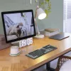 Hama WK-800 Multi-Device-Tastatur kabellos, mechanisch, LED, QWERTZ, Schwarz