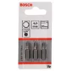 Bosch 2607001724 Sechskant-Bit 4 mm, extra hart, C 6.3, 3 Stk