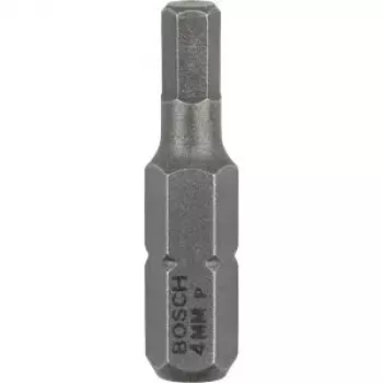 Bosch 2607001724 Sechskant-Bit 4 mm, extra hart, C 6.3, 3 Stk