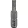 Bosch 2607001724 Sechskant-Bit 4 mm, extra hart, C 6.3, 3 Stk