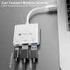 Techly IADAP USB31-HDMIPTY Laptop-Dock/Port-Replikator Kabelgebunden USB 3.2 Gen 1 (3.1 Gen 1) Type-C Silber