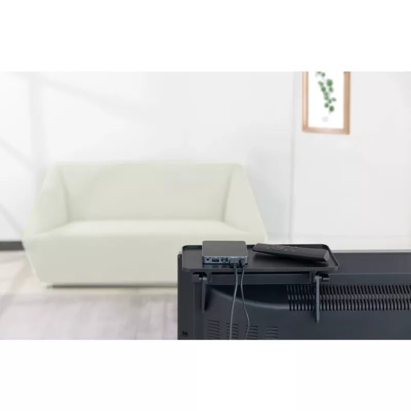 Techly ICA-DRS 902 AV-Geräteregal Schwarz Kunststoff