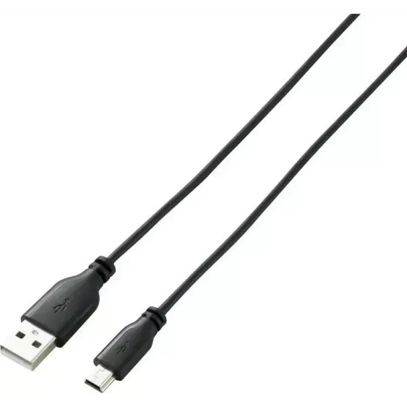 Renkforce RF-4080792 USB 2.0 Datenkabel, USB-A auf Mini-USB-B, 1 m, Schwarz
