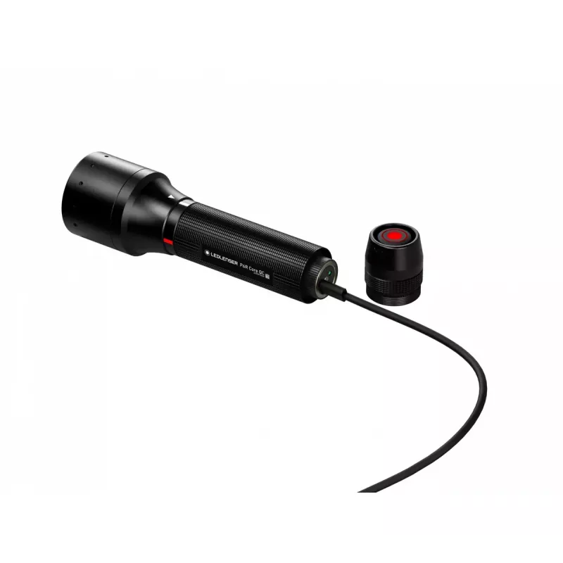 Ledlenser P6R Core QC wiederaufladbare Taschenlampe, 270 lm, Schwarz