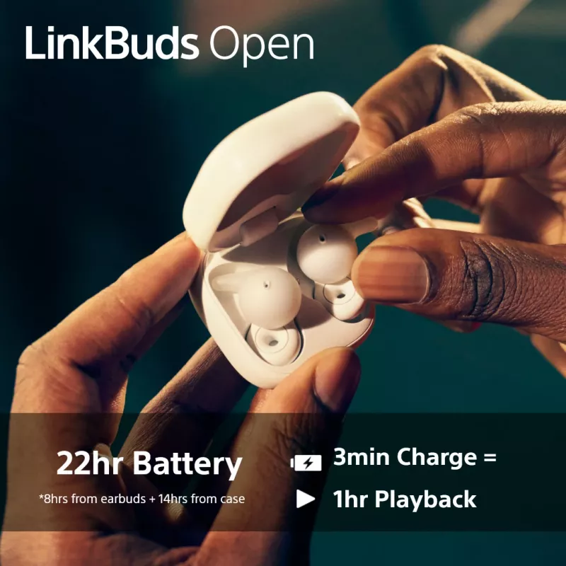 Sony LinkBuds Open WFL910V Kopfhörer/Headset Kabellos In-Ear Anrufe/Musik Bluetooth Violett