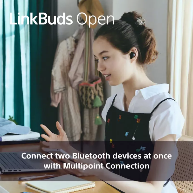 Sony LinkBuds Open WFL910V Kopfhörer/Headset Kabellos In-Ear Anrufe/Musik Bluetooth Violett
