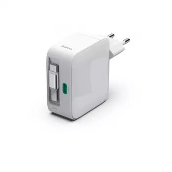 Hama 00201957 mobiles Ladegerät Universal Weiß AC Schnellladung Innenbereich