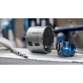 Lochsäge Bosch PRO Multi Material PC Plus 44/19 mm — Einzelstück für Bohrmaschine, geeignet für Trockenbau, Metall, NE‑Metall, Kunststoff, Weichholz