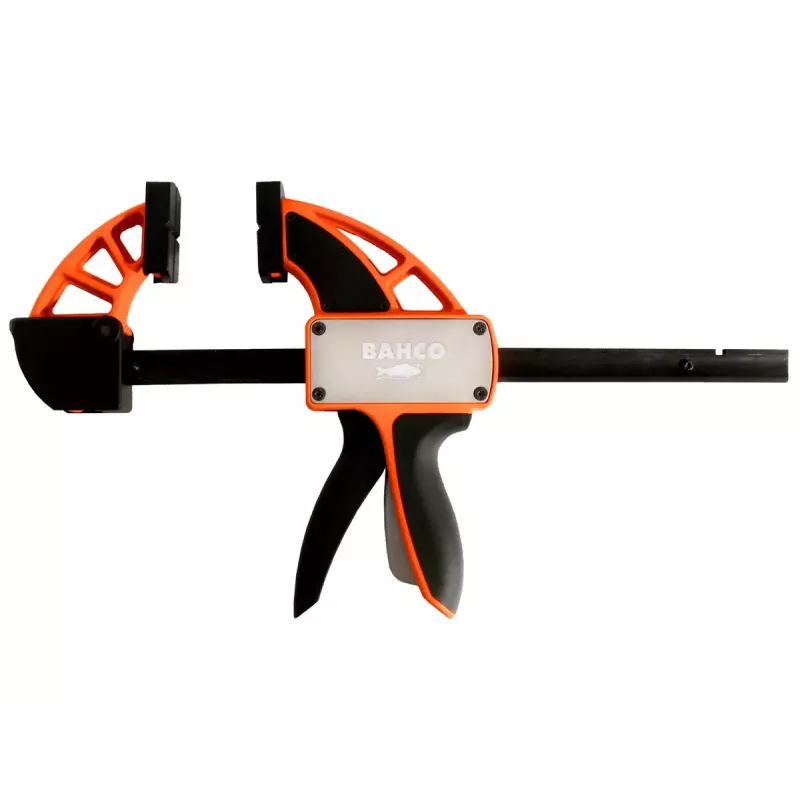Ratschenschraubzwinge Bahco QCB-150 15 cm Schwarz Orange