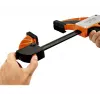 Ratschenschraubzwinge Bahco QCB-150 15 cm Schwarz Orange
