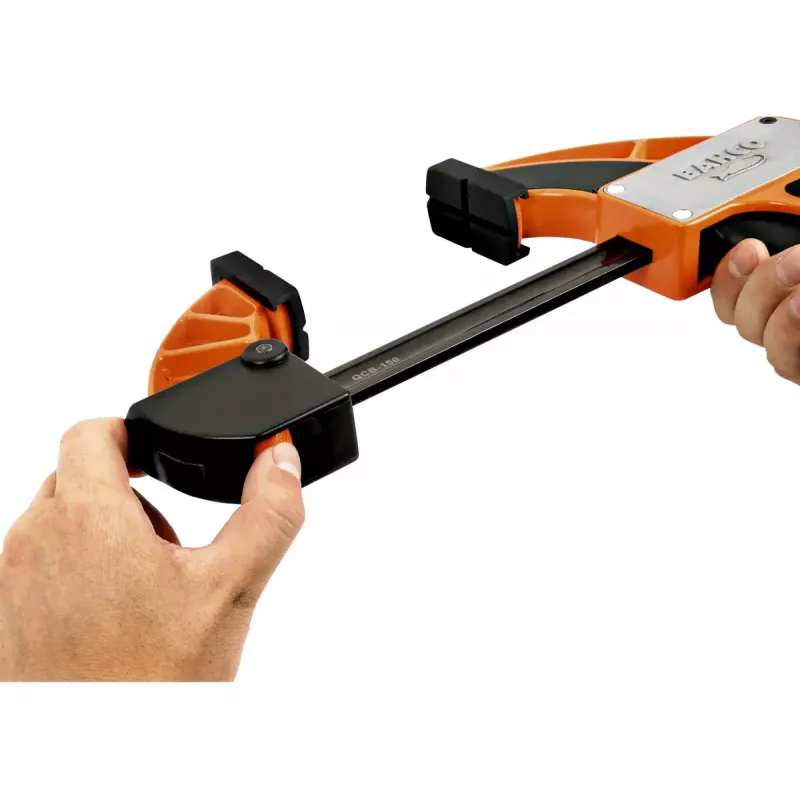 Ratschenschraubzwinge Bahco QCB-150 15 cm Schwarz Orange