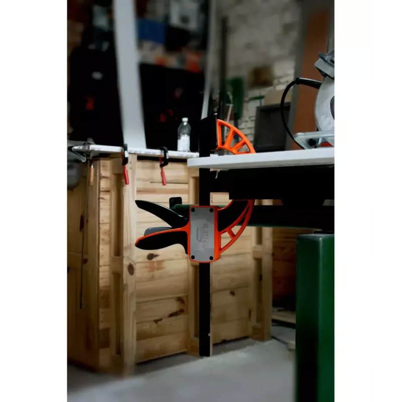 Ratschenschraubzwinge Bahco QCB-150 15 cm Schwarz Orange