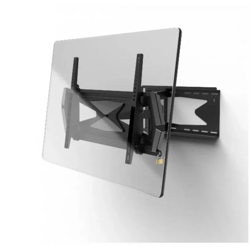 Hama 00220863 TV-Wandhalterung, schwenkbar, neigbar, Diebstahlschutz, 203 cm (80 Zoll), 40 kg