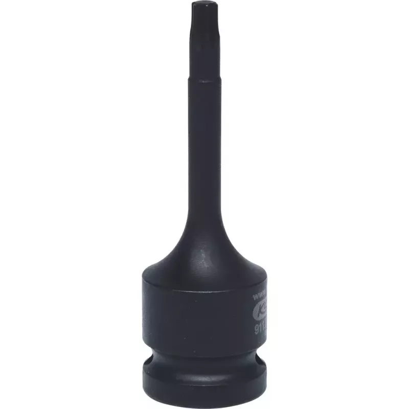 KS Tools 1/2 inch Kraft-Bit-Stecknuss TX, lang, T40 (911.0916)