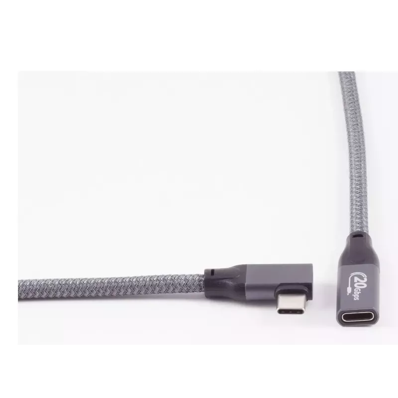 ShiverPeaks BS13-56030 USB-C 3.2 Verlängerungskabel, 90° gewinkelt, 2 m