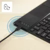 Hama 00216598 Premium Tablet-Folio mit Tastatur für Apple iPad