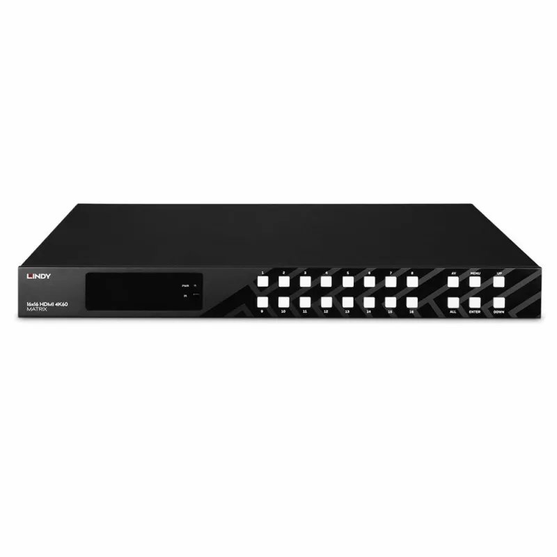 Lindy 38359 HDMI-Matrix-Switch 16x16, 4K60, Desktop