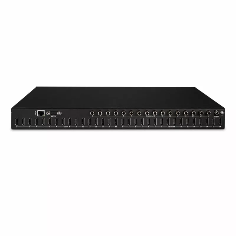 Lindy 38359 HDMI-Matrix-Switch 16x16, 4K60, Desktop
