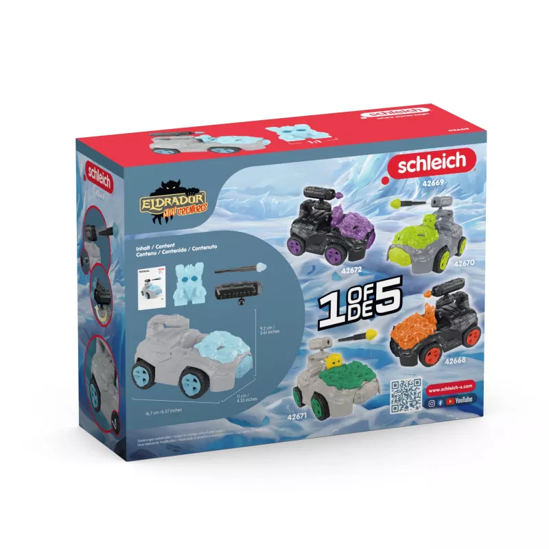 Fahrzeug Schleich ELDRADOR CREATURES Ice CrashMobile Mini Creature 7-12 Jahre