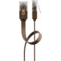 Netzwerkkabel Goobay 95897 Braun 5m Cat6 U/UTP
