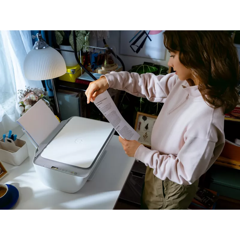 HP DeskJet 2922 Wireless All-in-One-Farbdrucker, Thermo-Tintenstrahl, Farbdruck, 4800 x 1200 DPI, Farbkopieren, A4, Weiß