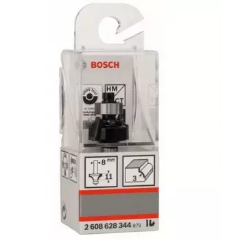 Bosch Accessories 2608628344 Hartmetall-Radiusfräser, 8 mm Schaft, 53 mm Länge