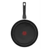 Tefal Hard Titanium Pro G28990 Pfannenset, 2 Stück, Titanbeschichtung, Aluminium, Induktion, 175°C, Schwarz