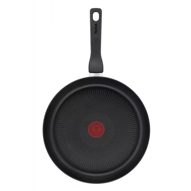 Tefal Hard Titanium Pro G28990 Pfannenset, 2 Stück, Titanbeschichtung, Aluminium, Induktion, 175°C, Schwarz