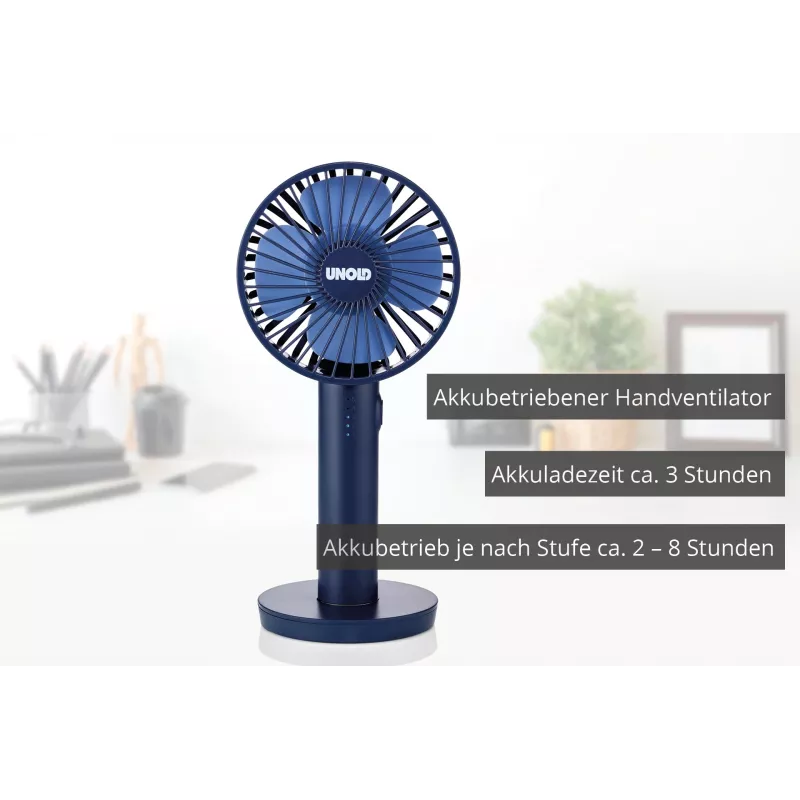 Unold Breezy II Blau 10 cm Handventilator