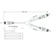 Goobay 95286 TAE-Adapterkabel, 2x RJ45 auf RJ45 (8P8C) / TAE-F, 3 m, Schwarz/Grau