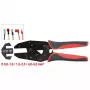 KS Tools 115.1425 Crimpzange für isolierte Kabelschuhe, 220 mm