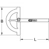 Winkelmesser KS Tools 300.0642 Gewicht 300 g