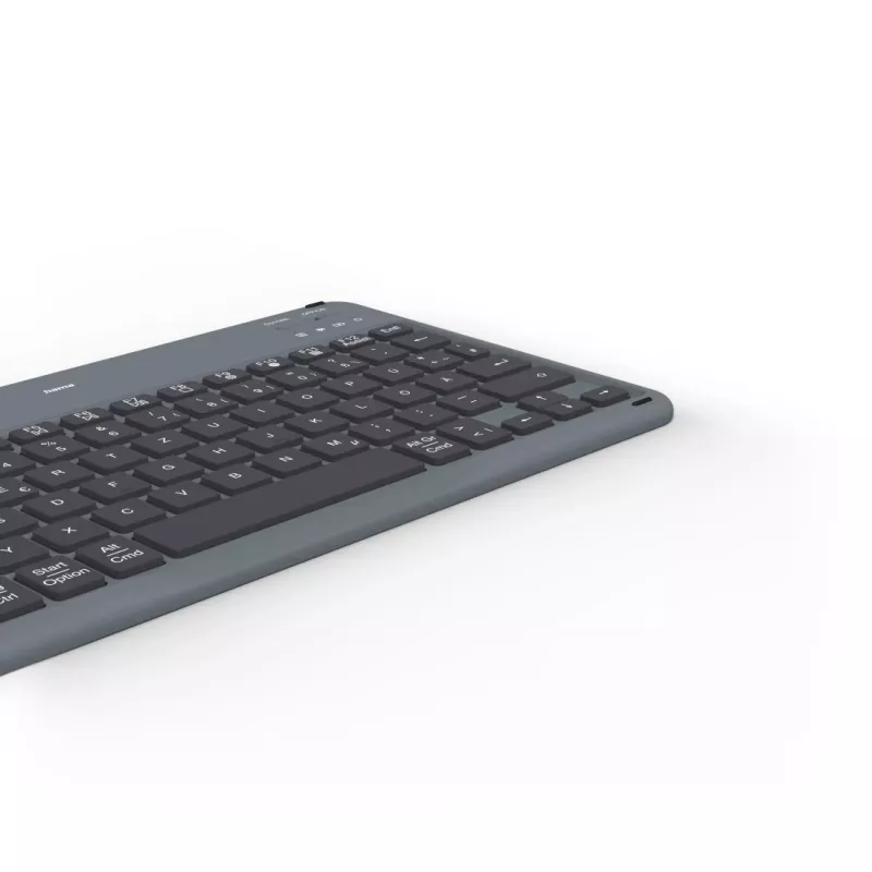 Hama Travel 500 Bluetooth-Tastatur-Case für Tablets 7–11 Zoll, QWERTZ (DE), schwarz