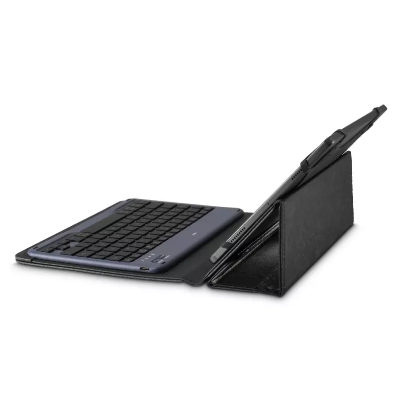 Hama Travel 500 Bluetooth-Tastatur-Case für Tablets 7–11 Zoll, QWERTZ (DE), schwarz