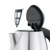 WMF Bueno 0413080011 Wasserkocher 1,7 l 2400 W Schwarz, Edelstahl