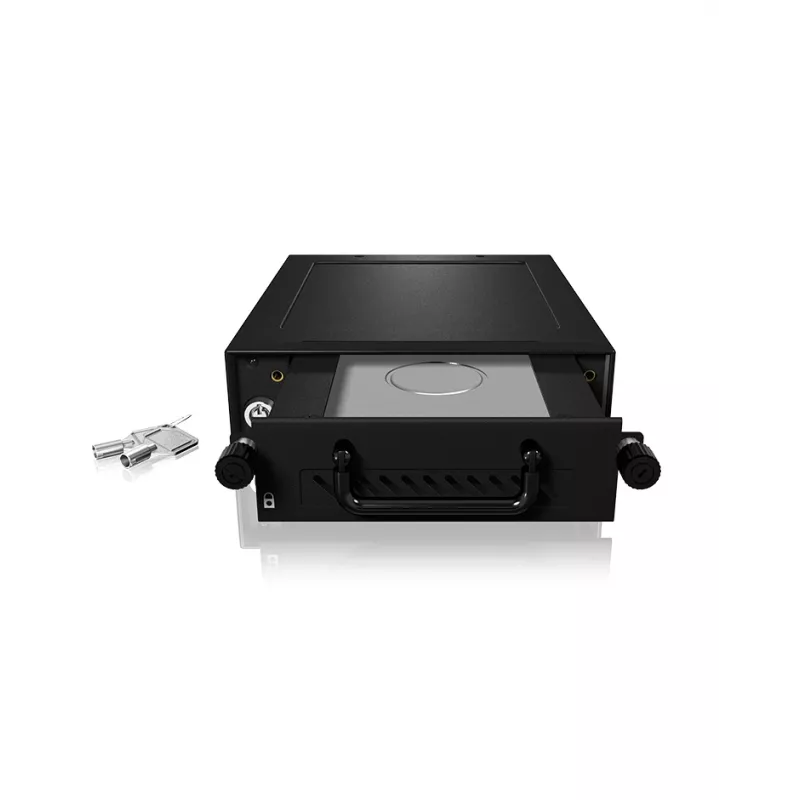 ICY BOX Carrier IB-148SSK-B HDD/SSD-Gehäuse Schwarz 2,5/3,5 Zoll