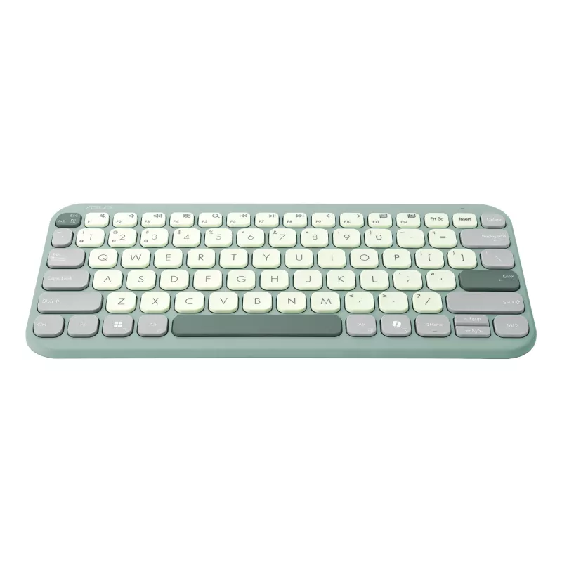 ASUS Marshmallow KW100 90XB0880-BKB200 Tastatur, QWERTZ deutsches Layout, Scherenmechanik, Copilot-Taste, grün