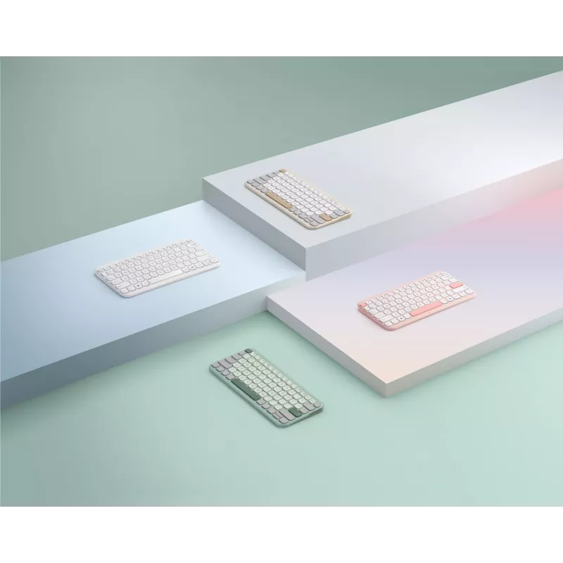 ASUS Marshmallow KW100 90XB0880-BKB200 Tastatur, QWERTZ deutsches Layout, Scherenmechanik, Copilot-Taste, grün