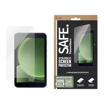 PanzerGlass SAFE. by ® Screen Protector Samsung Galaxy Tab Active5 | Active3 | Ultra-Wide Fit