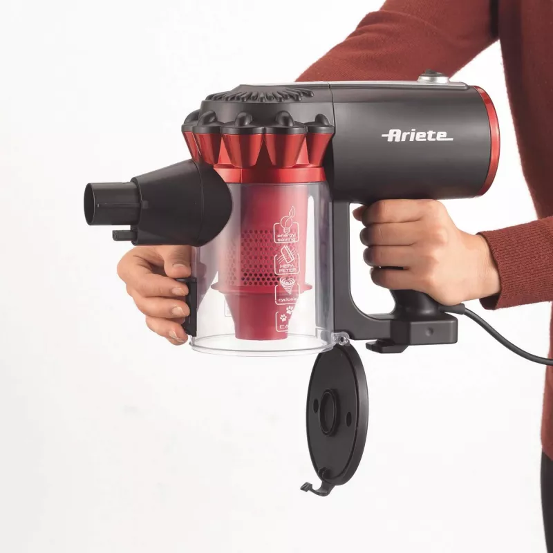 Ariete 2759/11 2-in-1 Stabstaubsauger AC Trocken HEPA Beutellos 600 W Schwarz, Rot