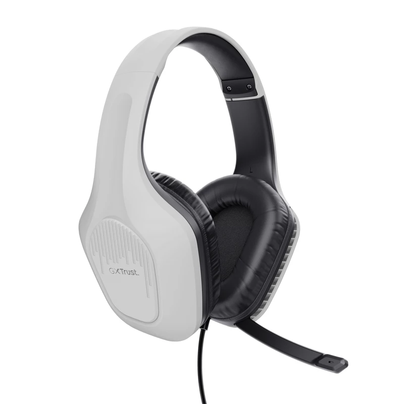 Trust GXT 415PS ZIROX Headset Kabelgebunden Head-band Gaming Schwarz, Weiß