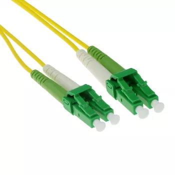 ACT 10 Meter LSZH Singlemode 9/125 OS2 Glasfaser-Patchkabel Duplex mit LC/APC8-Steckern