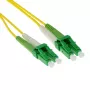 ACT 10 Meter LSZH Singlemode 9/125 OS2 Glasfaser-Patchkabel Duplex mit LC/APC8-Steckern