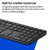 HP 490C Multi-Device Dual-Mode Tastatur- und Maus-Kombination, Weiß