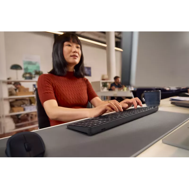 HP 490C Multi-Device Dual-Mode Tastatur- und Maus-Kombination, Weiß