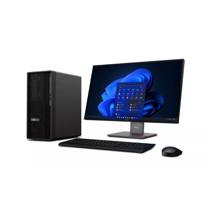 Lenovo ThinkStation P2 Tower Gen 2 Intel Core Ultra 7 265K 32 GB DDR5-SDRAM 512 GB SSD Windows 11 Pro Workstation Schwarz