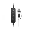 Kabelgebundenes Stereo-USB-Headset HP Poly Mission 625 — ohrumschließend, 147 g, USB-Anschluss (Bulk)
