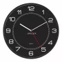Unilux Mega Quarz Wanduhr, 600 mm, Schwarz